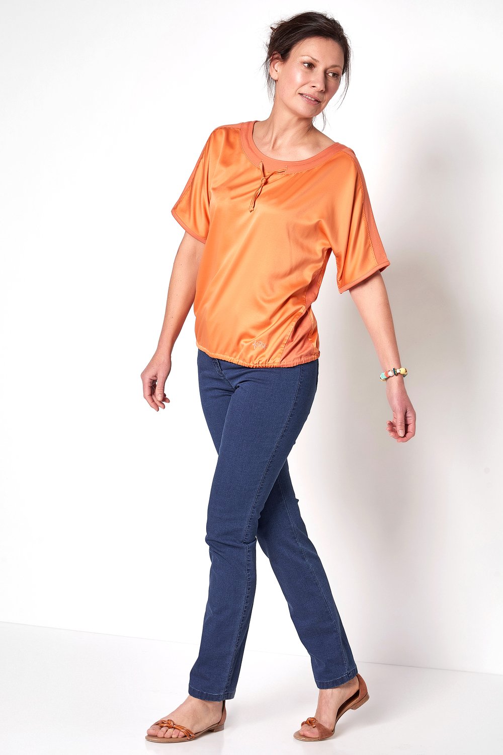 Schmale 5-Pocket Hose | Style »Meine beste Freundin« Blau